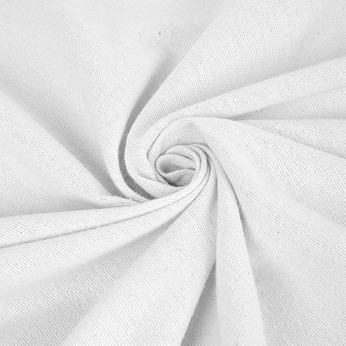 Linteum Textile Cotton Blended Hospital Patient Bath Blanket, Bed Bath Sheet, Queen Blanket Lightweight Sheet Blankets 90x90 in, 2.25 lb. White