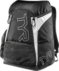 Alliance Backpack TYR Wet/Dry Athletic Gym and Pool Bag for Men and Women - Separate Wet/Dry Compartments, 45L Capacity, Ergonomic, Water-Resistant - Available in Team Colors