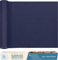 KING MOUNTAIN Canvas Repair Patch 16×60 Inch Self-Adhesive Waterproof Fabric Patch for Sofas, Tents, Furniture,Tote Bags, Car Seats (Dark Blue)