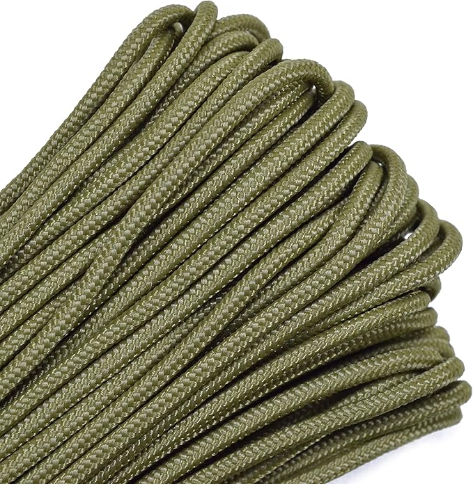 275 Cord 5 Strand Paracord - 40+ Colors in 100 Feet Bundles and 1000 Foot Spools