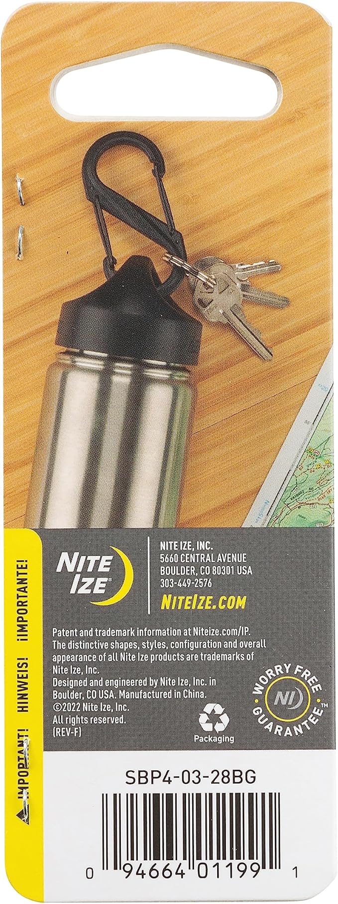 Nite IZE S-Biner Dual Carabiner Plastic