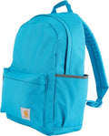 Carhartt 21L Classic Laptop Backpack, Water-Resistant Pack W/ 15" Laptop Sleeve and Organizational Compartments, Atomic Blue