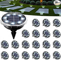 SOLPEX Solar Ground Lights 20 Pack, Solar Pathway Lights Outdoor Waterproof, Landscape Lighting for Garden, Walkway, Driveway, Yard, Deck, Patio, Swimming Pool (Cool White)