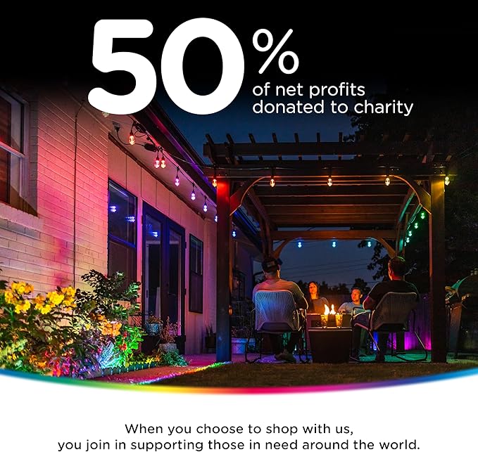 Enbrighten Vibe Eternity Permanent Outdoor Lights for House, 100 Feet, 72 RGBWIC LEDs, Close Spacing, 33lm, Color Changing, Christmas, Eave Lighting, Smart App, Works with Alexa, Google Home, 82730