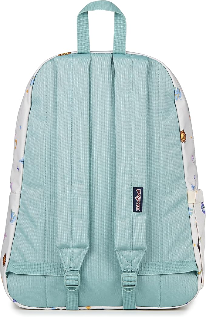 JanSport SuperBreak Plus Backpack with Padded 15-inch Laptop Sleeve and Integrated Bottle Pocket - Spacious and Durable Daypack for Work and Travel - Surreal Mirage Coconut