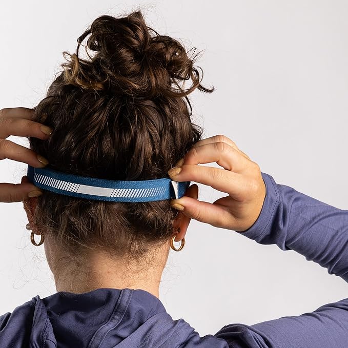BioLite Range 500 Waterproof, Fast-Charging Rechargeable Headlamp, Slate Blue, 500 Lumens, USB-C Charging, 100m Beam, 200 Hour runtime