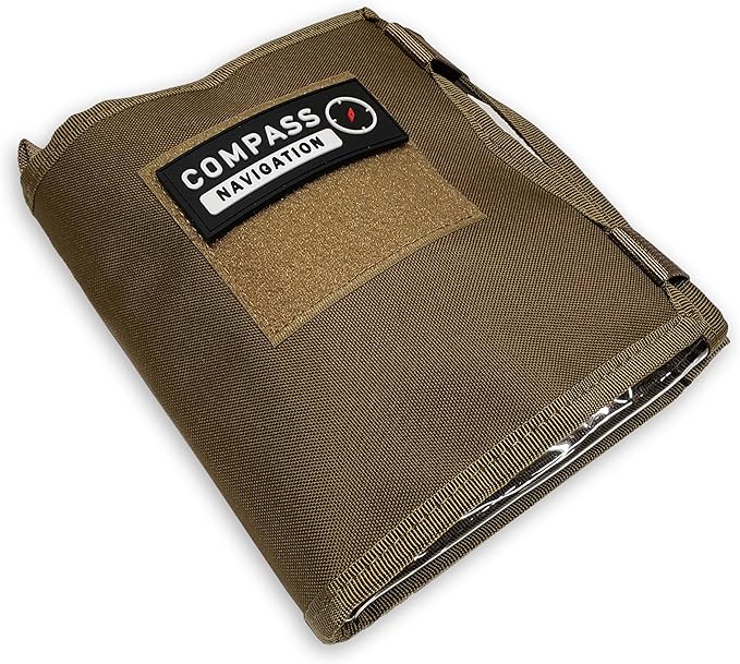 Compass Navigation Kit - Advanced Package - Includes Lensatic Military Style Compass, Multifunction Case, Ranger Beads, Protractor, and Markers - Everthing Needed to Get Started