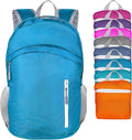 Waterproof Foldable Backpack Dry Storage Lightweight Daypack 35L Outdoor Backpack for Beach Men Women Blue