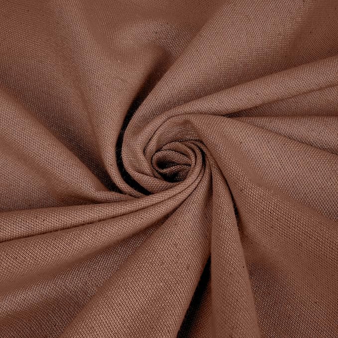 Linteum Textile Supply 100% Cotton Hospital Patient Bath Blanket, Bed Bath Sheet, Twin Blanket Lightweight Sheet Blankets 70x90 in, 1.75 lb. Chocolate