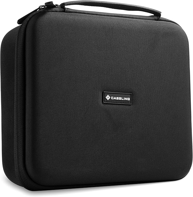 caseling Hard EVA Tool Organizer – 8.67" x 7.8" x 3.5" Protective Travel Case for Black+Decker Drill & Electronics, Black
