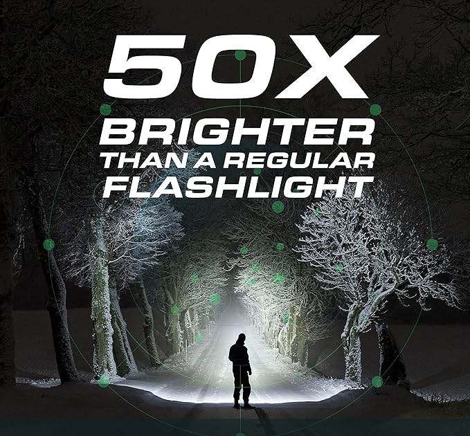 TacLight 3 Pk Tactical Flashlights High Lumens 40x Brighter than Regular Flash Light, SoS Strobe, Zoomable, Aircraft Grade Heavy Duty, Waterproof, Battery Powered, for Emergencies Power Outage Camping