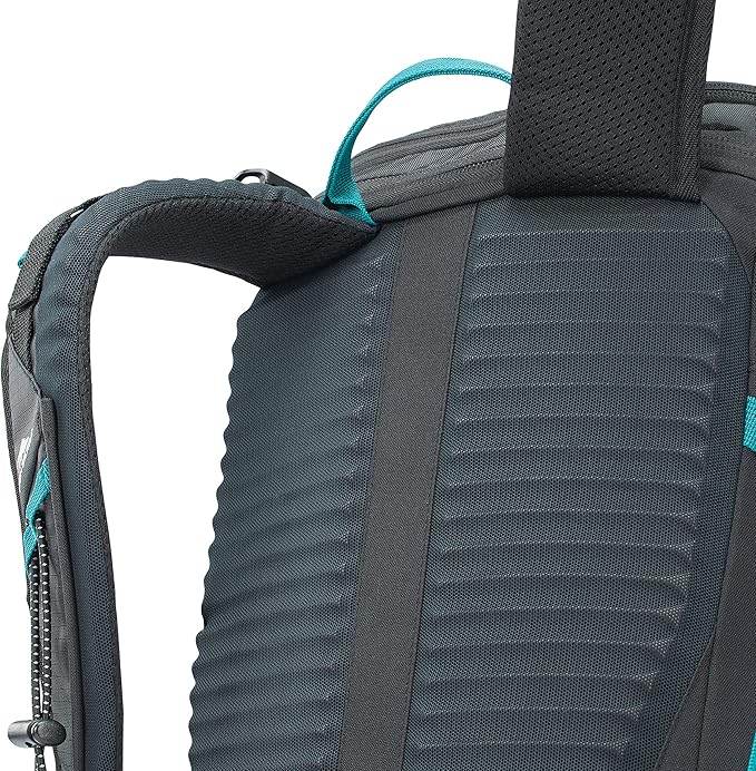High Sierra Pathway 2.0 Backpack with Hydration Storage Sleeve, for Hiking, Biking, Camping, Traveling, Black, 30L