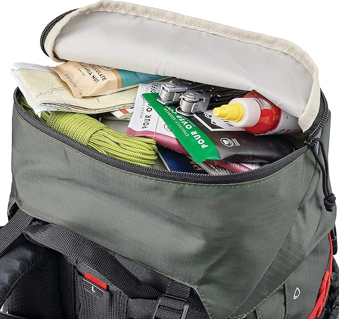 High Sierra Pathway 2.0 Backpack with Hydration Storage Sleeve, for Hiking, Biking, Camping, Traveling, Forest Green/Black, 60L